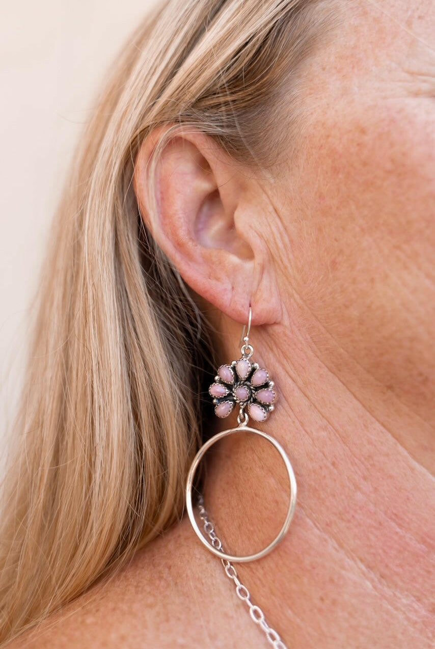 Kristyn's Blossom Hoop Earrings | MADE TO ORDER-Hoop Earrings-Krush Kandy, Women's Online Fashion Boutique Located in Phoenix, Arizona (Scottsdale Area)