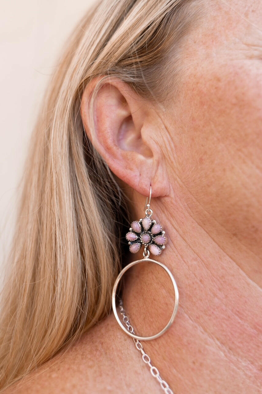 Kristyn's Blossom Hoop Earrings | MADE TO ORDER-Hoop Earrings-Krush Kandy, Women's Online Fashion Boutique Located in Phoenix, Arizona (Scottsdale Area)
