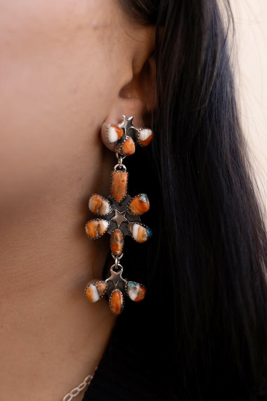 Dancing in a Field of Flowers Earrings-Drop Earrings-Krush Kandy, Women's Online Fashion Boutique Located in Phoenix, Arizona (Scottsdale Area)