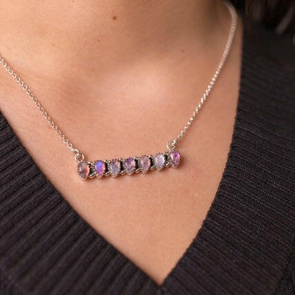 Set the Bar High Sterling Silver Necklace MADE TO ORDER-Bar Necklaces-Krush Kandy, Women's Online Fashion Boutique Located in Phoenix, Arizona (Scottsdale Area)