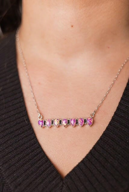 Set the Bar High Sterling Silver Necklace MADE TO ORDER-Bar Necklaces-Krush Kandy, Women's Online Fashion Boutique Located in Phoenix, Arizona (Scottsdale Area)