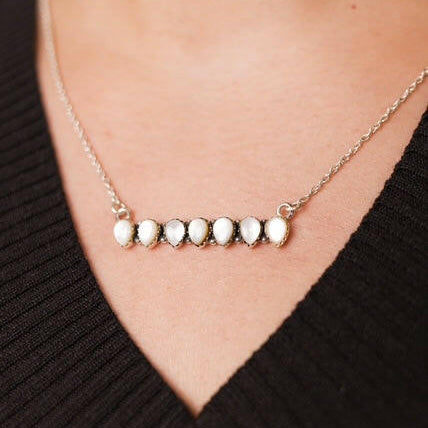 Set the Bar High Sterling Silver Necklace MADE TO ORDER-Bar Necklaces-Krush Kandy, Women's Online Fashion Boutique Located in Phoenix, Arizona (Scottsdale Area)