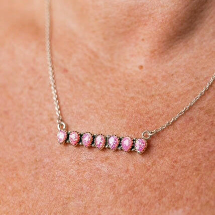 Set the Bar High Sterling Silver Necklace MADE TO ORDER-Bar Necklaces-Krush Kandy, Women's Online Fashion Boutique Located in Phoenix, Arizona (Scottsdale Area)