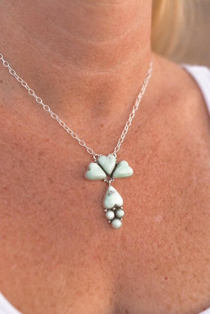 Paloma's Heart Drop Necklace-Necklaces-Krush Kandy, Women's Online Fashion Boutique Located in Phoenix, Arizona (Scottsdale Area)