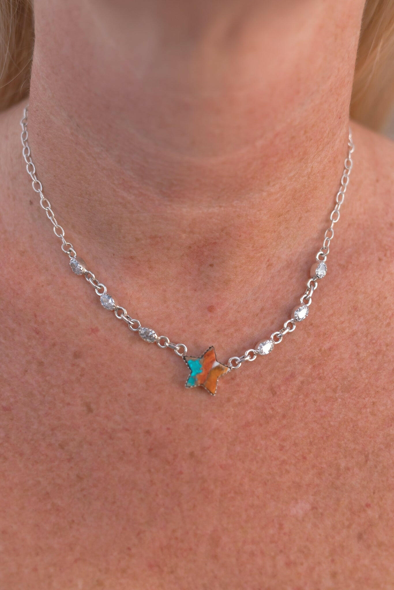 Starborn Spirit Chunky Chain Necklace-Necklaces-Krush Kandy, Women's Online Fashion Boutique Located in Phoenix, Arizona (Scottsdale Area)