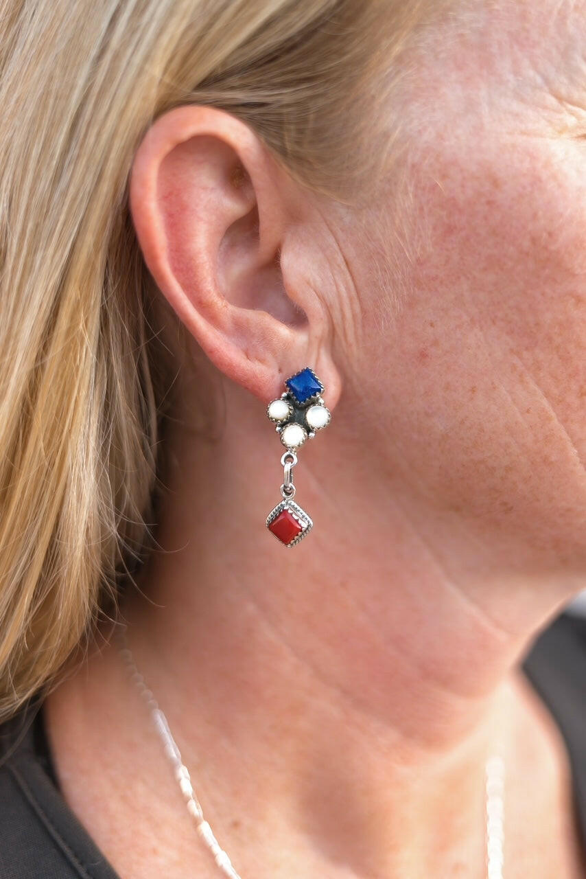 Rosarita Razzle Rays Earrings-Earrings-Krush Kandy, Women's Online Fashion Boutique Located in Phoenix, Arizona (Scottsdale Area)