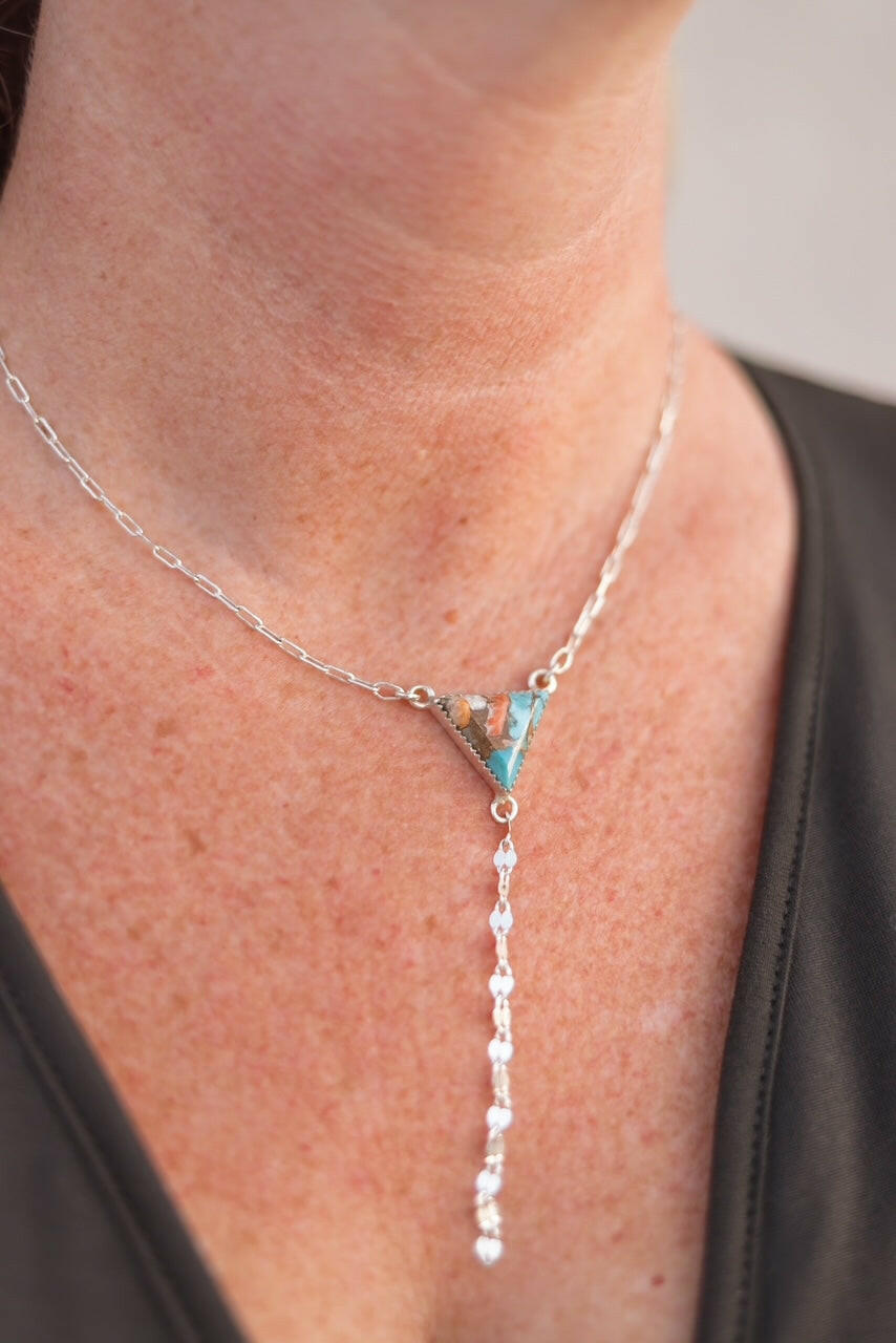 Summertime Copper Sterling Lariat Necklace-Necklaces-Krush Kandy, Women's Online Fashion Boutique Located in Phoenix, Arizona (Scottsdale Area)