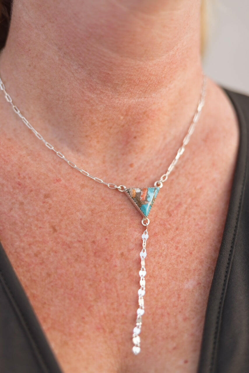 Summertime Copper Sterling Lariat Necklace-Necklaces-Krush Kandy, Women's Online Fashion Boutique Located in Phoenix, Arizona (Scottsdale Area)