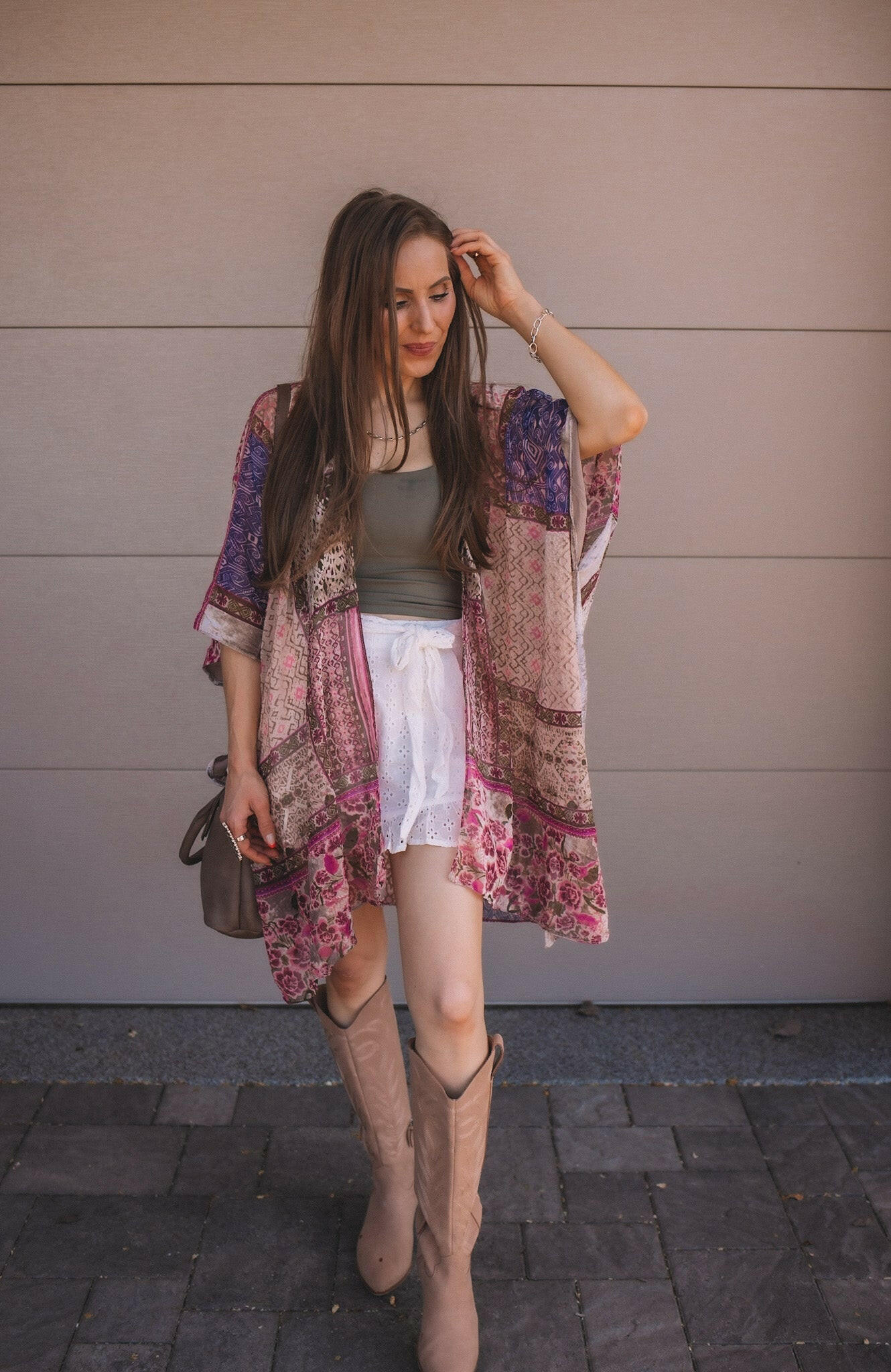 Bohemian Burnout Velvet Kimono-Kimonos-Krush Kandy, Women's Online Fashion Boutique Located in Phoenix, Arizona (Scottsdale Area)