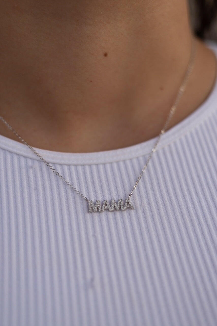 MAMA Necklace-Chain Necklaces-Krush Kandy, Women's Online Fashion Boutique Located in Phoenix, Arizona (Scottsdale Area)