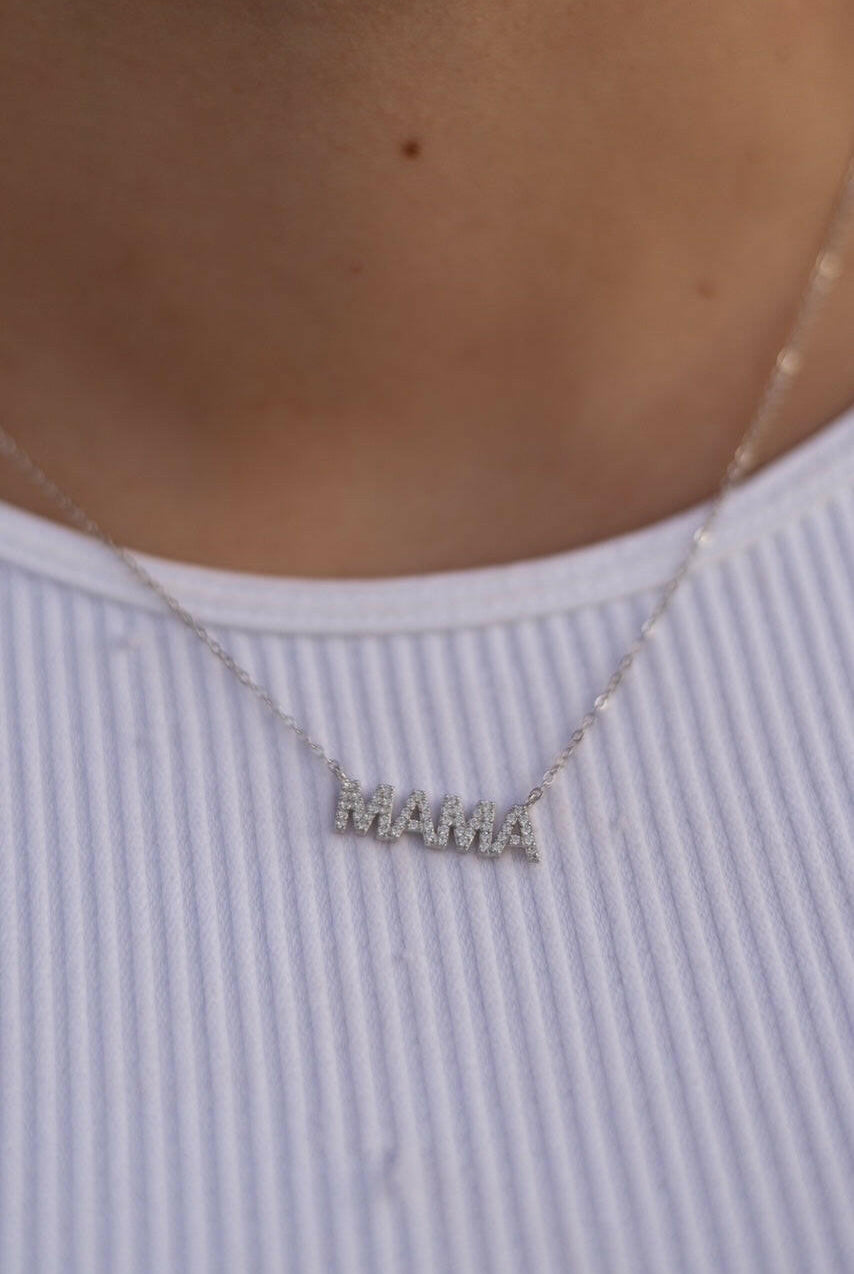 MAMA Necklace-Chain Necklaces-Krush Kandy, Women's Online Fashion Boutique Located in Phoenix, Arizona (Scottsdale Area)