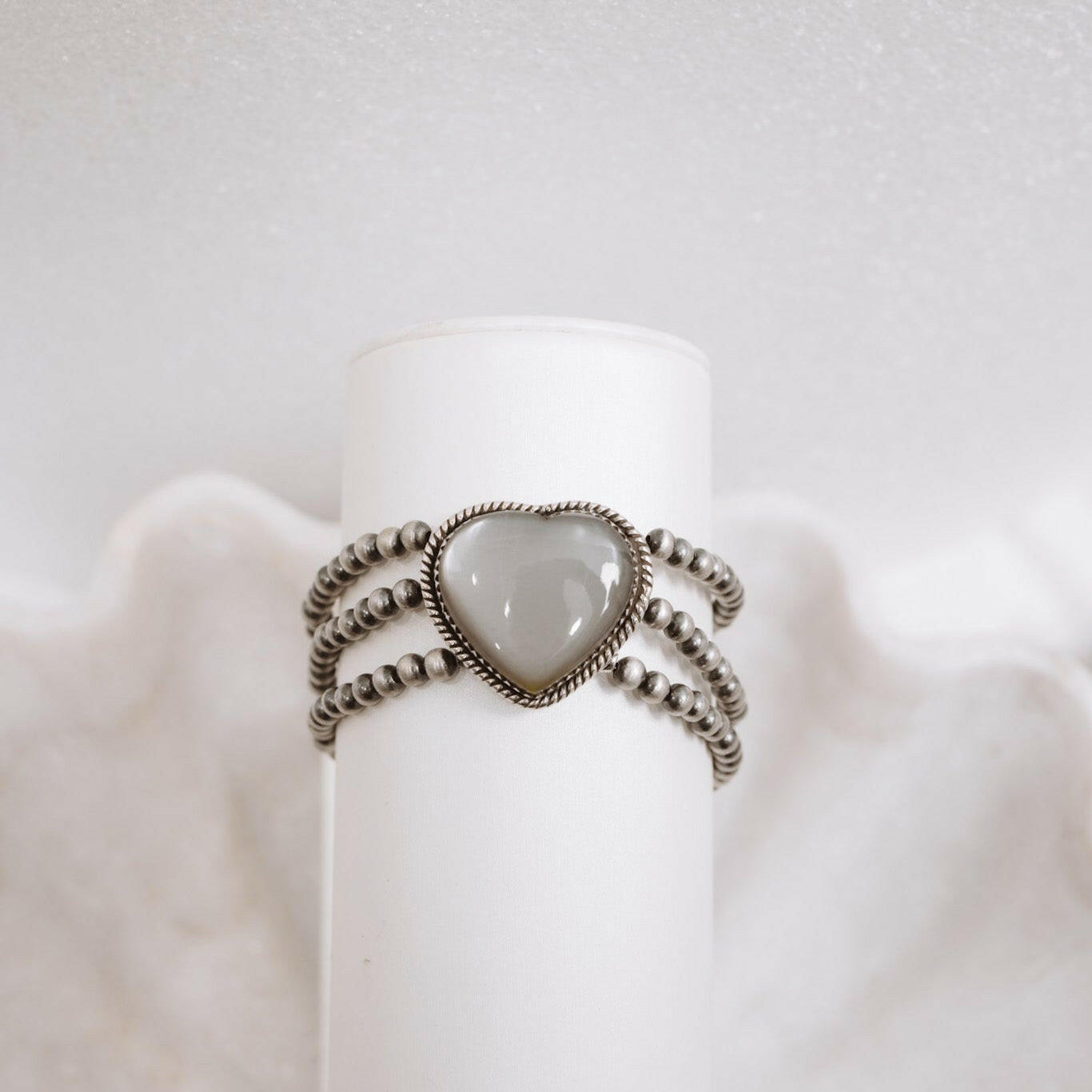 Single Stone Three Strand Desert Pearl Bracelets-Bracelets-Krush Kandy, Women's Online Fashion Boutique Located in Phoenix, Arizona (Scottsdale Area)