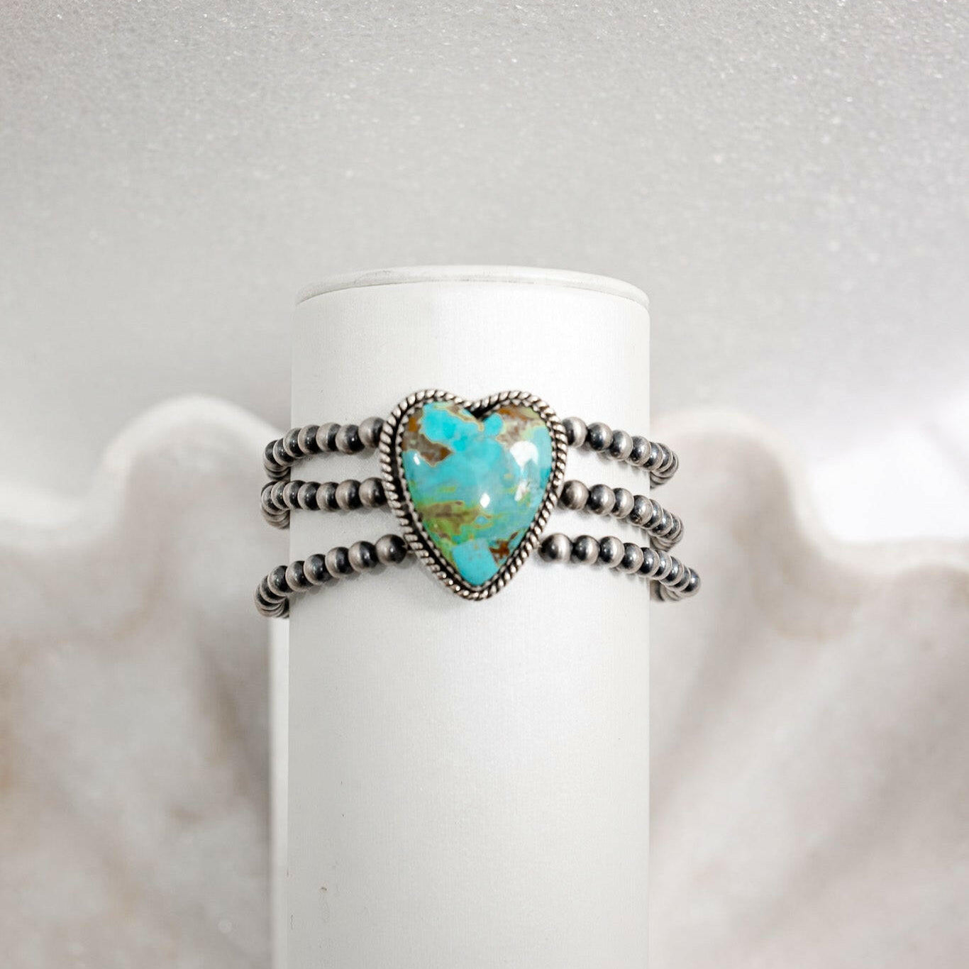 Single Stone Three Strand Desert Pearl Bracelets-Bracelets-Krush Kandy, Women's Online Fashion Boutique Located in Phoenix, Arizona (Scottsdale Area)