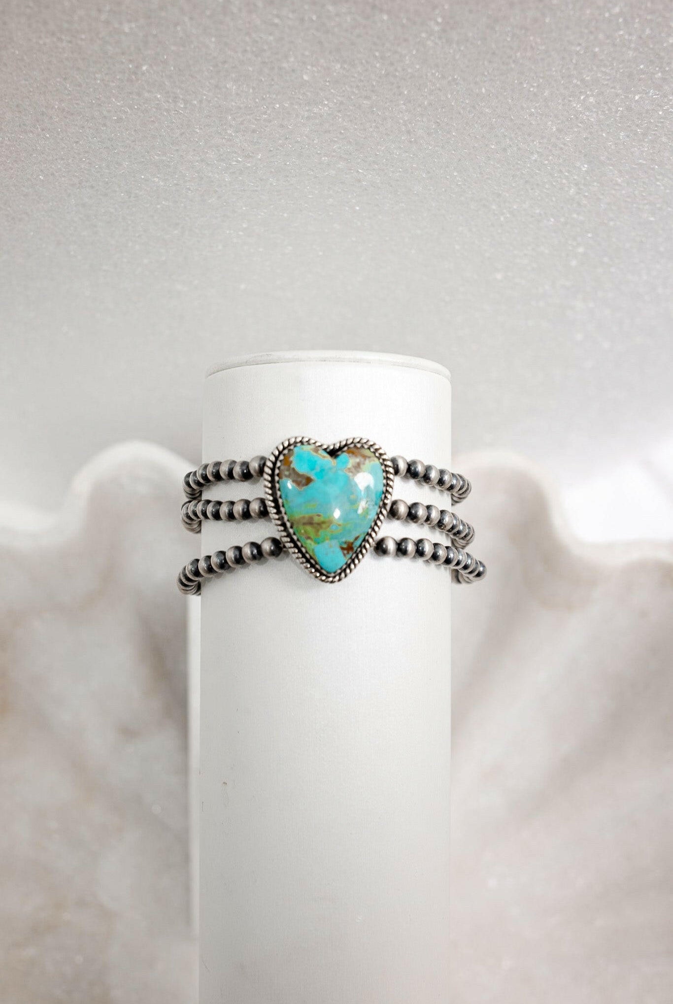 Single Stone Three Strand Desert Pearl Bracelets-Bracelets-Krush Kandy, Women's Online Fashion Boutique Located in Phoenix, Arizona (Scottsdale Area)