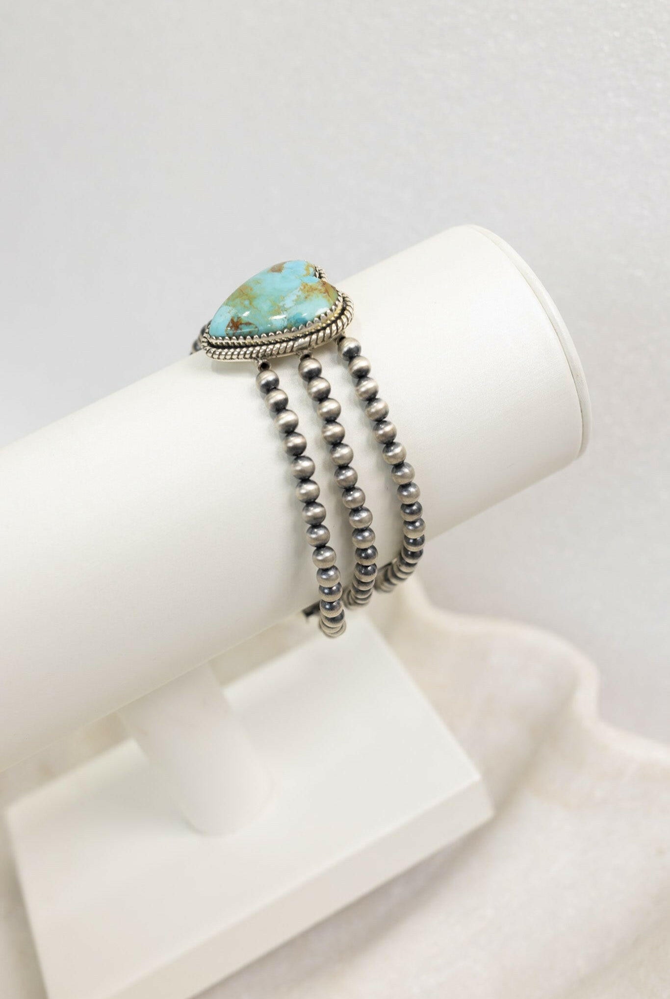 Single Stone Three Strand Desert Pearl Bracelets-Bracelets-Krush Kandy, Women's Online Fashion Boutique Located in Phoenix, Arizona (Scottsdale Area)