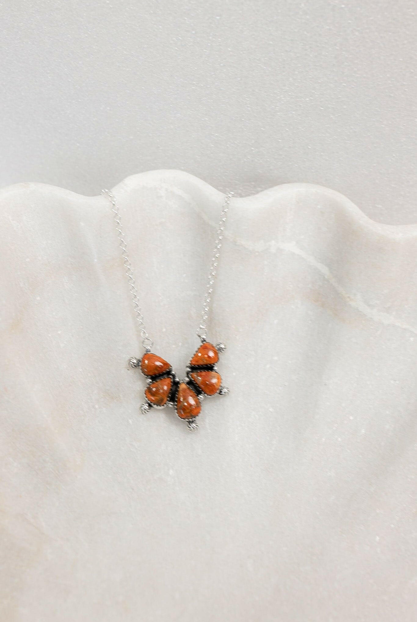 Wild Chic Stone Sterling Silver Necklace-Chain Necklaces-Krush Kandy, Women's Online Fashion Boutique Located in Phoenix, Arizona (Scottsdale Area)