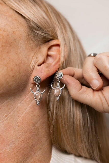 Canyon Wrangler Bloom Earrings-Hoop Earrings-Krush Kandy, Women's Online Fashion Boutique Located in Phoenix, Arizona (Scottsdale Area)