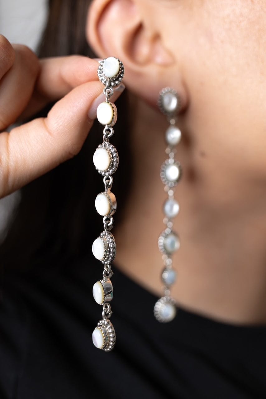 Classic Stone Drop Earrings-Earrings-Krush Kandy, Women's Online Fashion Boutique Located in Phoenix, Arizona (Scottsdale Area)