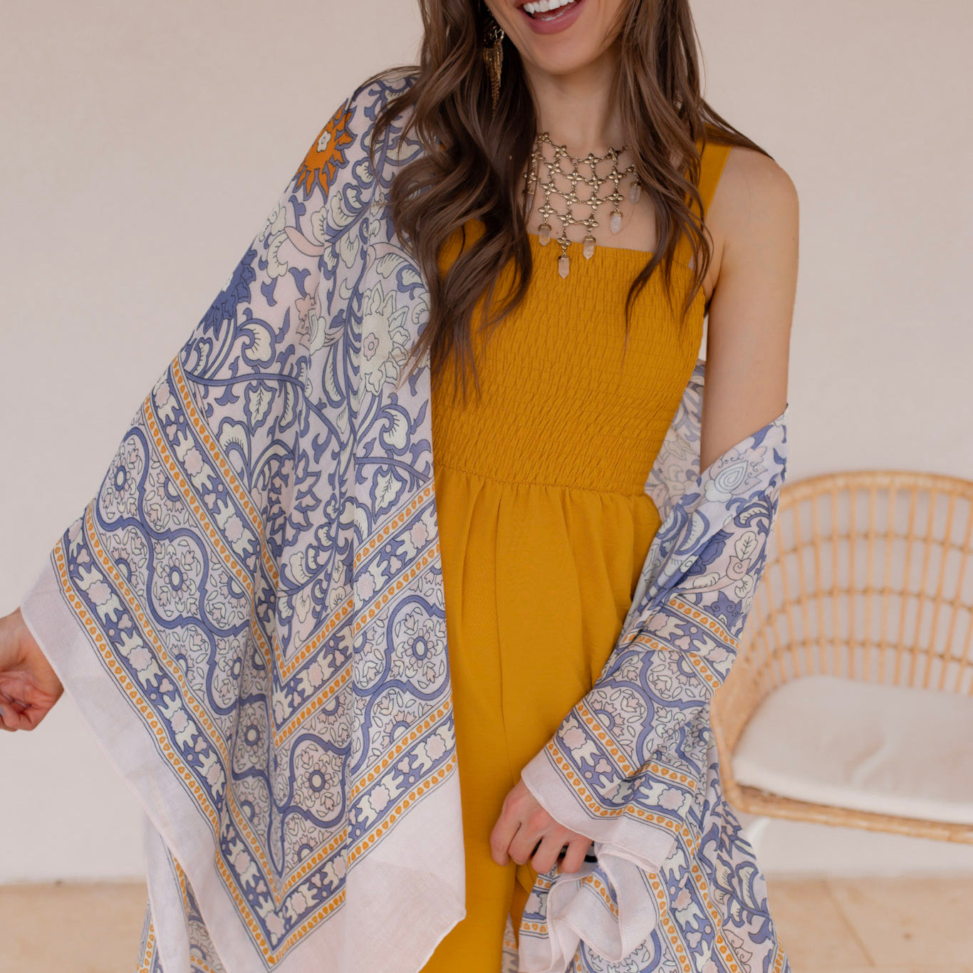 Touch of Morocco Tapestry Tassel Kimono