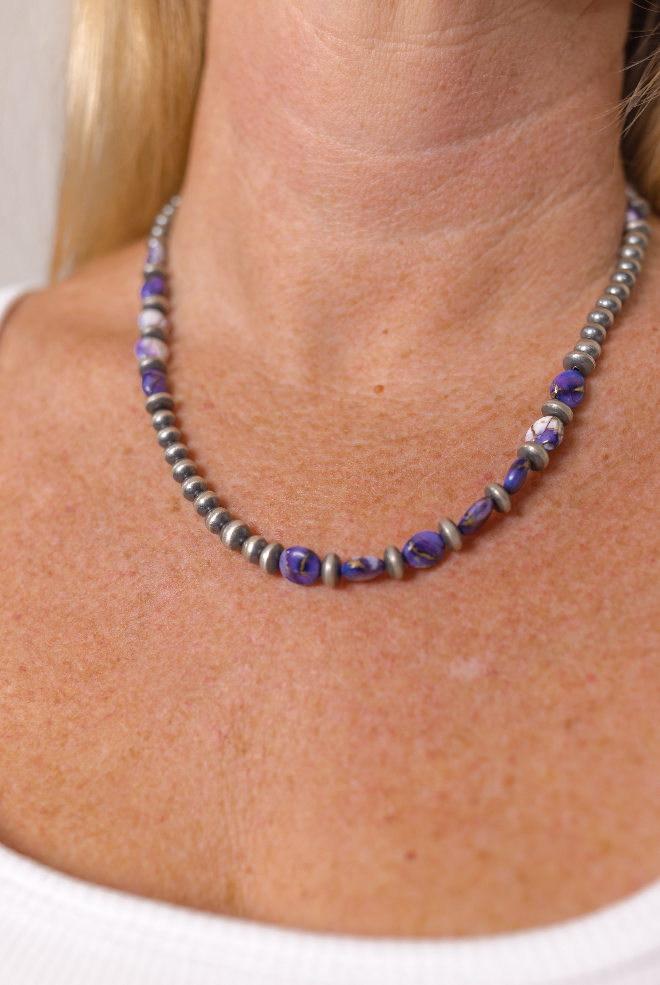 Marlene's Fusion Desert Pearl Necklace-Chain Necklaces-Krush Kandy, Women's Online Fashion Boutique Located in Phoenix, Arizona (Scottsdale Area)