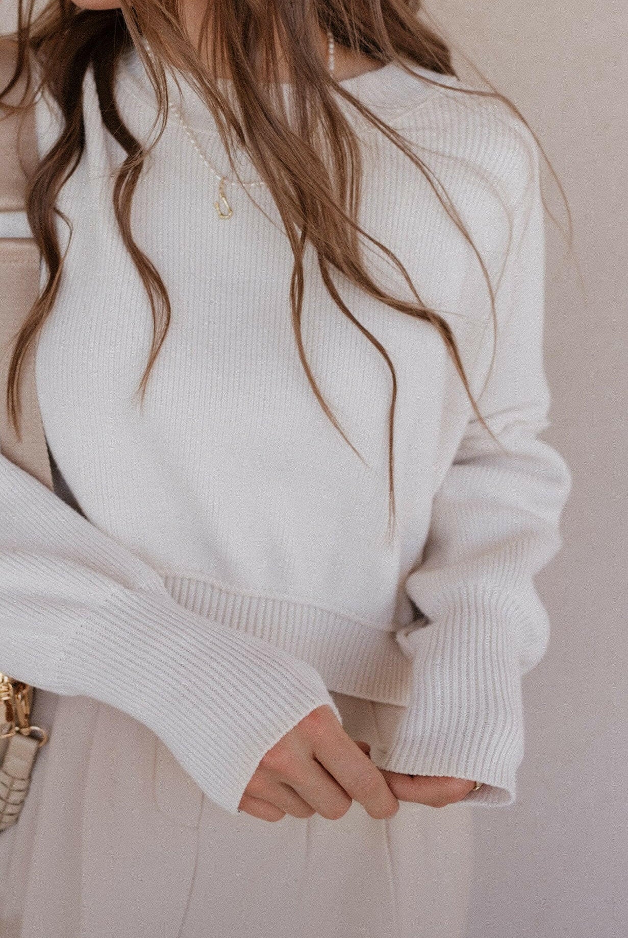 Until Now Pearl Initial Pendant Necklace-Squash Blossom Necklaces-Krush Kandy, Women's Online Fashion Boutique Located in Phoenix, Arizona (Scottsdale Area)