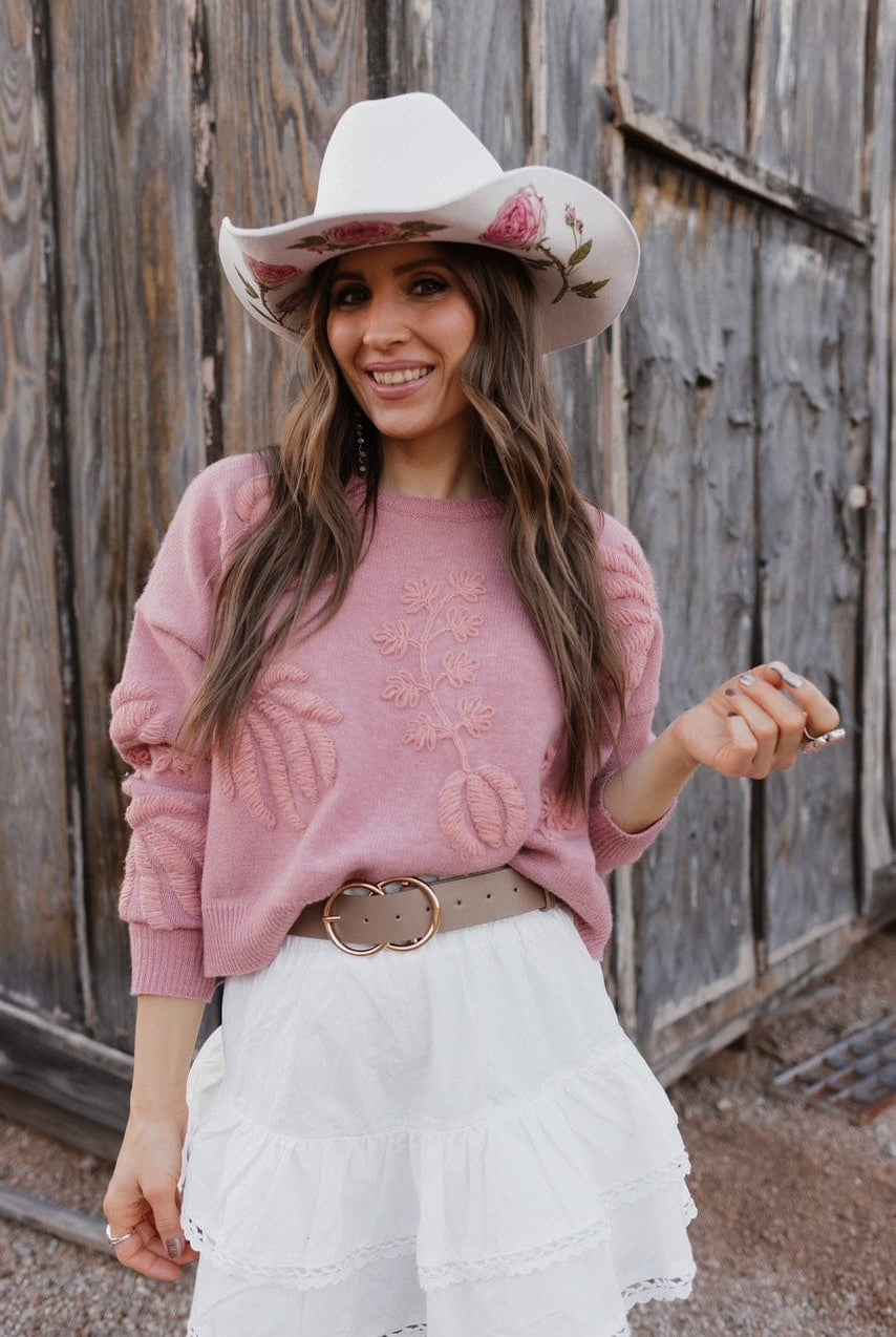 The Katie Lou Cowboy Hat - Made to Order-Hats-Krush Kandy, Women's Online Fashion Boutique Located in Phoenix, Arizona (Scottsdale Area)