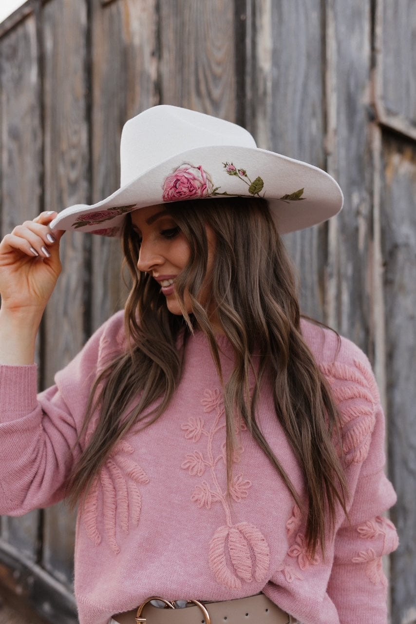 The Katie Lou Cowboy Hat - Made to Order-Hats-Krush Kandy, Women's Online Fashion Boutique Located in Phoenix, Arizona (Scottsdale Area)