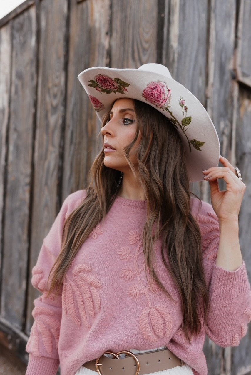 The Katie Lou Cowboy Hat - Made to Order-Hats-Krush Kandy, Women's Online Fashion Boutique Located in Phoenix, Arizona (Scottsdale Area)