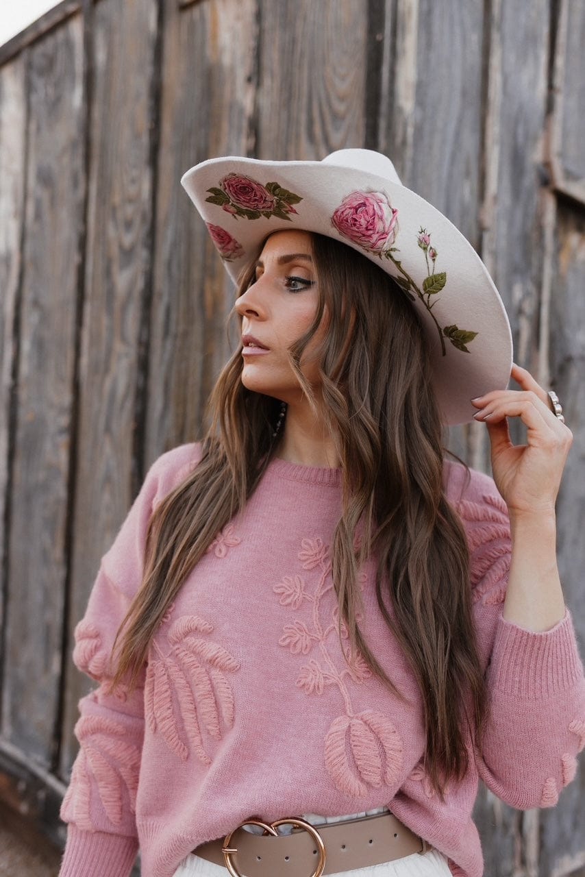 The Katie Lou Cowboy Hat - Made to Order-Hats-Krush Kandy, Women's Online Fashion Boutique Located in Phoenix, Arizona (Scottsdale Area)