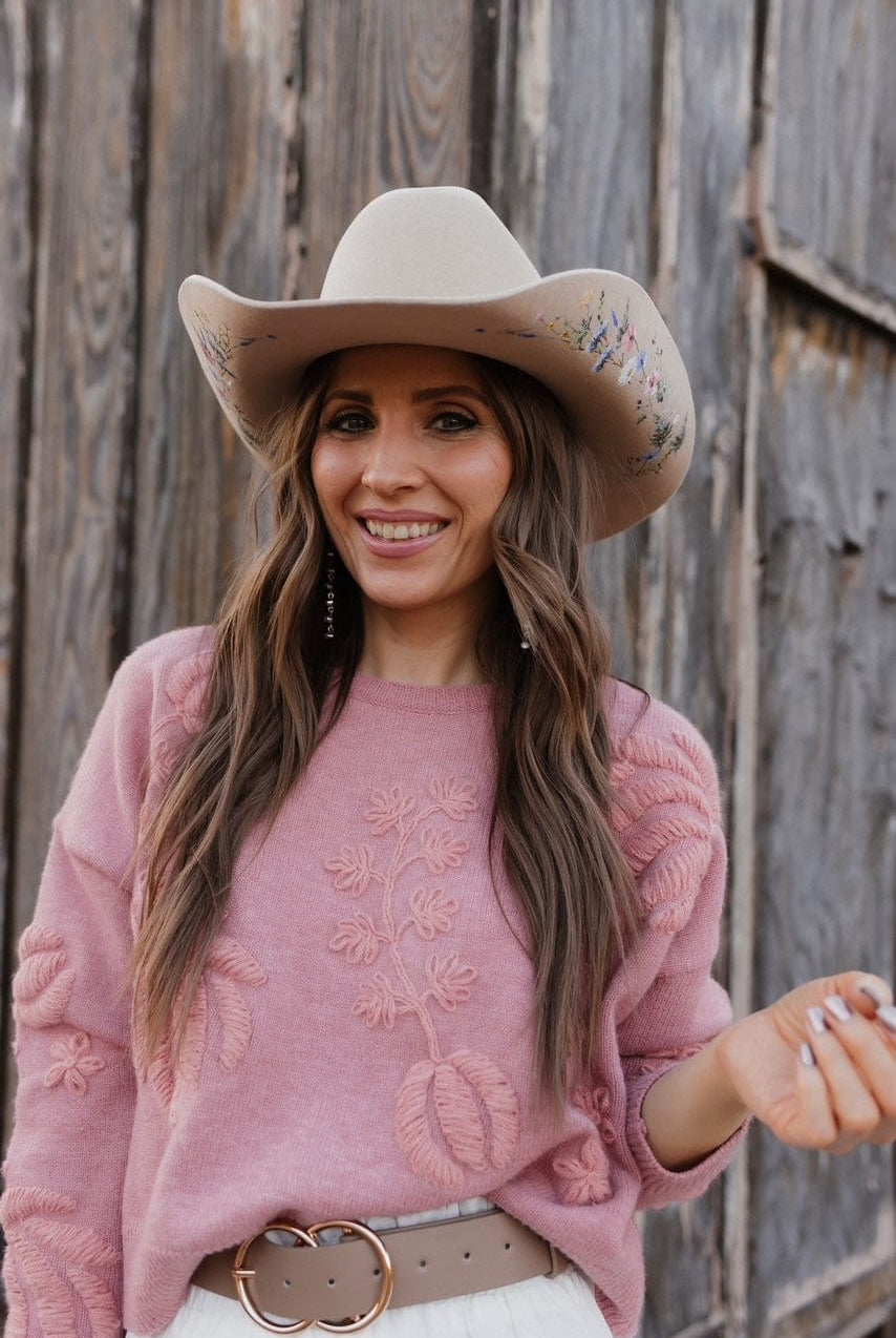 The Katie Lou Cowboy Hat - Made to Order-Hats-Krush Kandy, Women's Online Fashion Boutique Located in Phoenix, Arizona (Scottsdale Area)