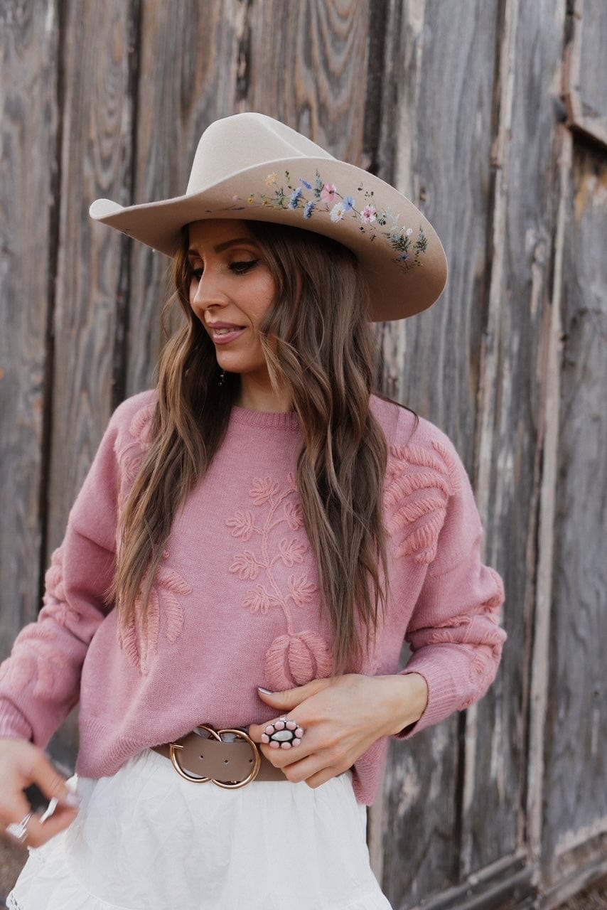 The Katie Lou Cowboy Hat - Made to Order-Hats-Krush Kandy, Women's Online Fashion Boutique Located in Phoenix, Arizona (Scottsdale Area)