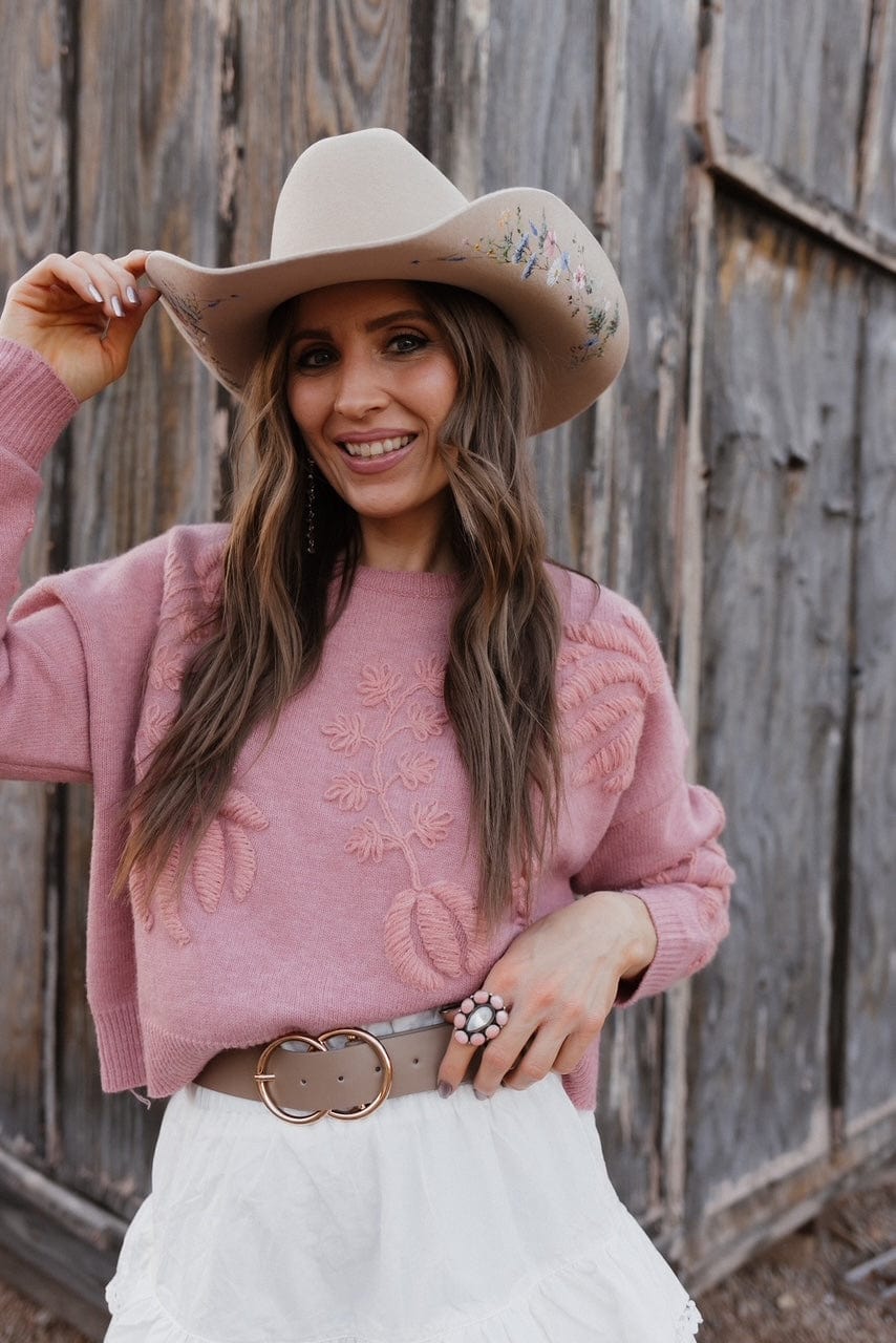 The Katie Lou Cowboy Hat - Made to Order-Hats-Krush Kandy, Women's Online Fashion Boutique Located in Phoenix, Arizona (Scottsdale Area)