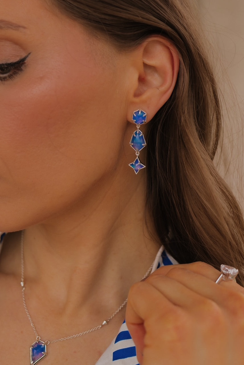 Starlight Stone Earrings-Earrings-Krush Kandy, Women's Online Fashion Boutique Located in Phoenix, Arizona (Scottsdale Area)