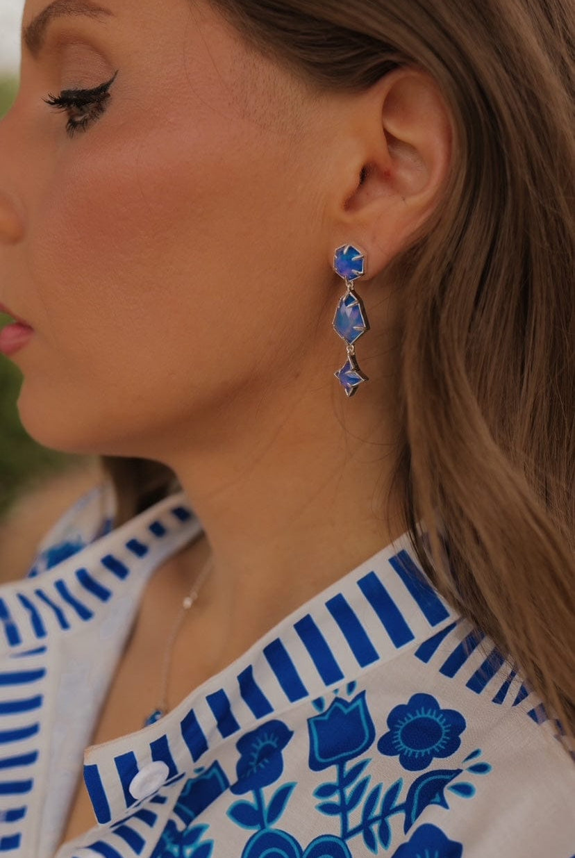 Starlight Stone Earrings-Earrings-Krush Kandy, Women's Online Fashion Boutique Located in Phoenix, Arizona (Scottsdale Area)