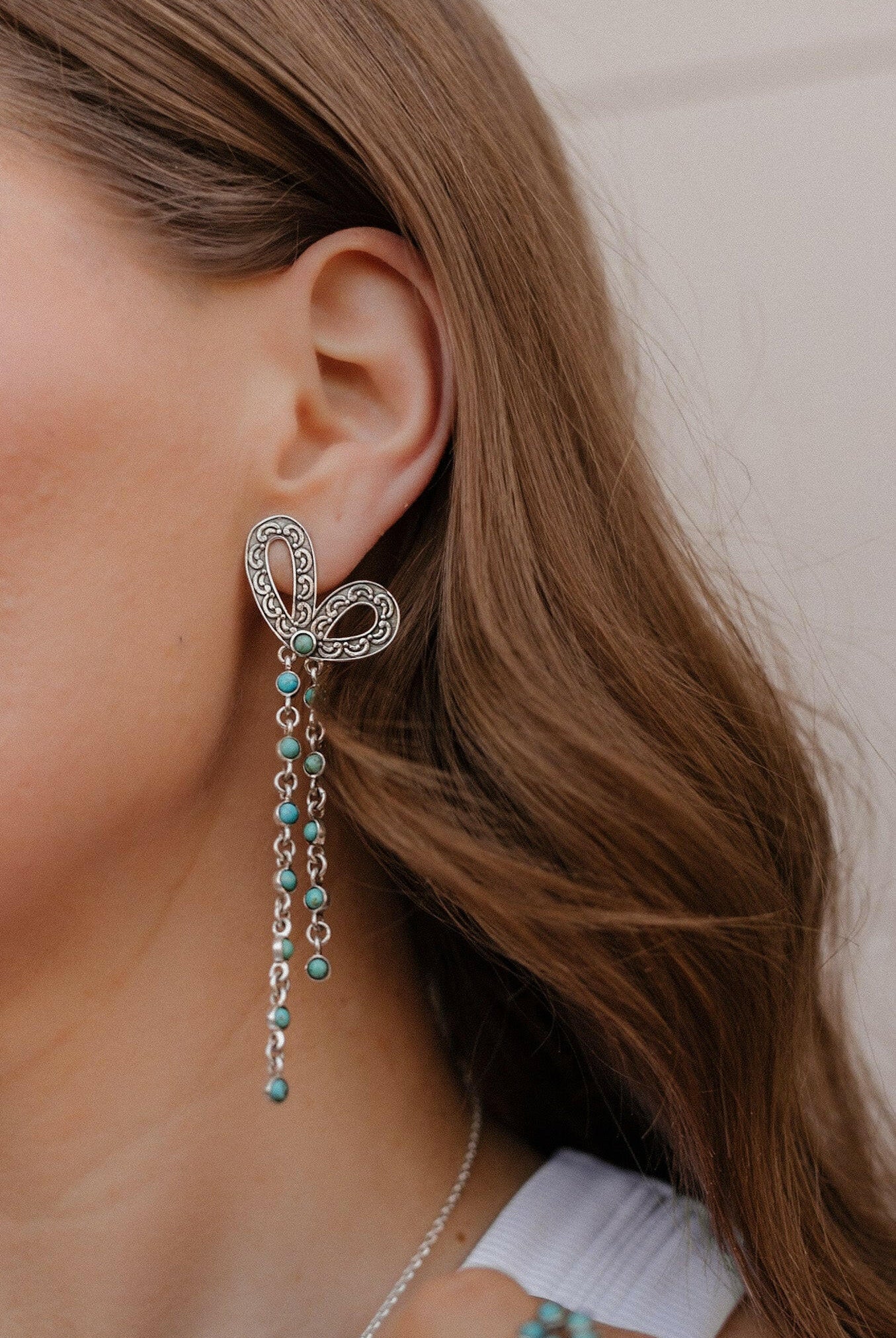 Half Of Me Bow Earrings-Stud Earrings-Krush Kandy, Women's Online Fashion Boutique Located in Phoenix, Arizona (Scottsdale Area)