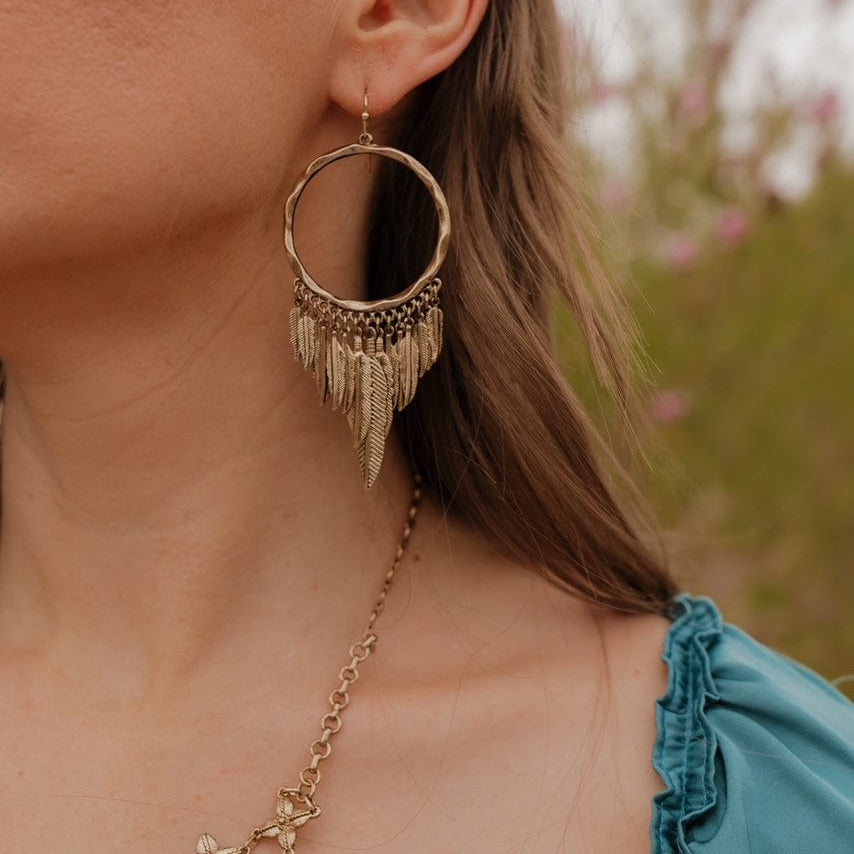 Birds of A Feather Hoop Earrings - MADE TO ORDER-Earrings-Krush Kandy, Women's Online Fashion Boutique Located in Phoenix, Arizona (Scottsdale Area)