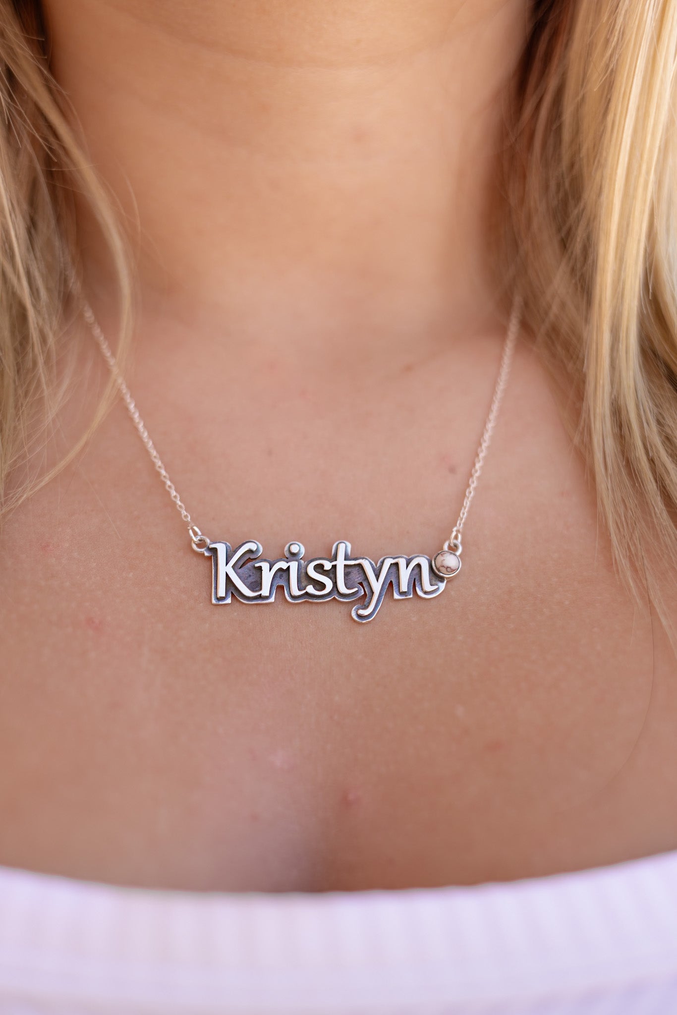 Sterling Silver Script Name Necklace MADE TO ORDER-Necklaces-Krush Kandy, Women's Online Fashion Boutique Located in Phoenix, Arizona (Scottsdale Area)