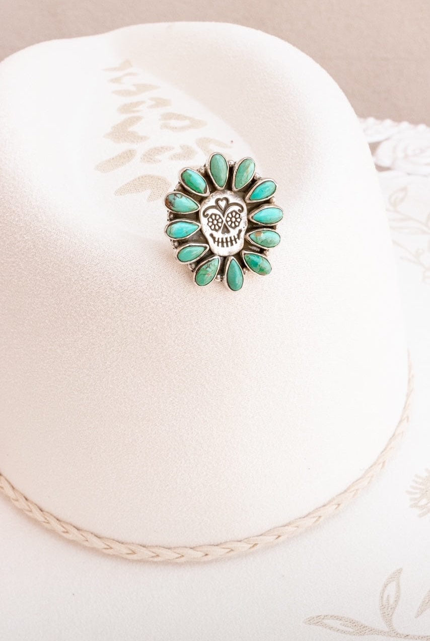 Sugar Skull Pendant & Ring-Cluster Rings-Krush Kandy, Women's Online Fashion Boutique Located in Phoenix, Arizona (Scottsdale Area)