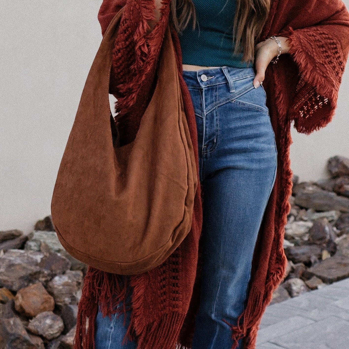 Katherine Slouchy Round Hobo-Purses & Bags-Krush Kandy, Women's Online Fashion Boutique Located in Phoenix, Arizona (Scottsdale Area)