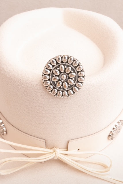 Sterling Silver Concho Ring | By KKB-Cluster Rings-Krush Kandy, Women's Online Fashion Boutique Located in Phoenix, Arizona (Scottsdale Area)