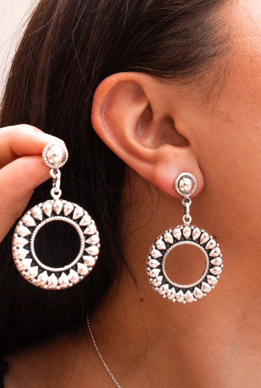 Cleo Sterling Silver Earrings-Stud Earrings-Krush Kandy, Women's Online Fashion Boutique Located in Phoenix, Arizona (Scottsdale Area)