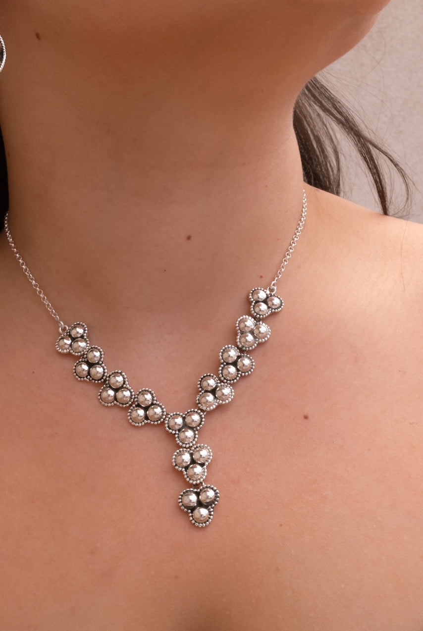 Constance Sterling Set-Necklace-Krush Kandy, Women's Online Fashion Boutique Located in Phoenix, Arizona (Scottsdale Area)