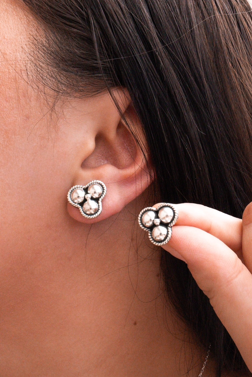 Triple Threat Studded Earrings | By KKB-Stud Earrings-Krush Kandy, Women's Online Fashion Boutique Located in Phoenix, Arizona (Scottsdale Area)