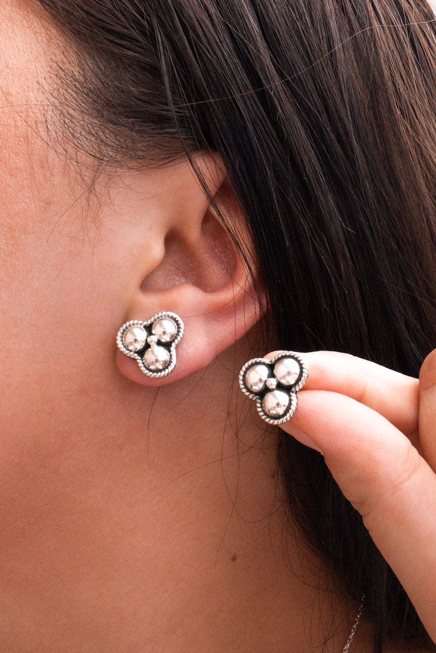 Triple Threat Studded Earrings | By KKB-Stud Earrings-Krush Kandy, Women's Online Fashion Boutique Located in Phoenix, Arizona (Scottsdale Area)