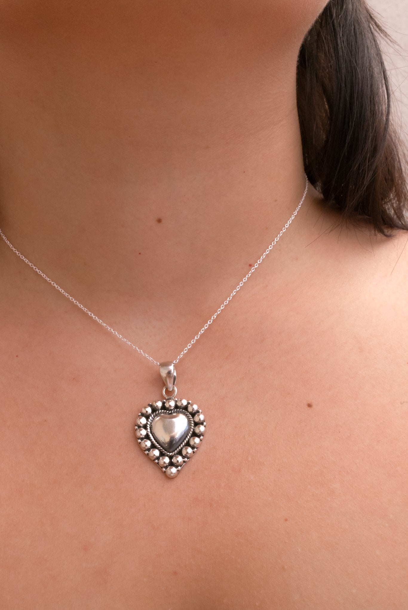 Betty's Sterling Hearts Set-Pendant Necklaces-Krush Kandy, Women's Online Fashion Boutique Located in Phoenix, Arizona (Scottsdale Area)