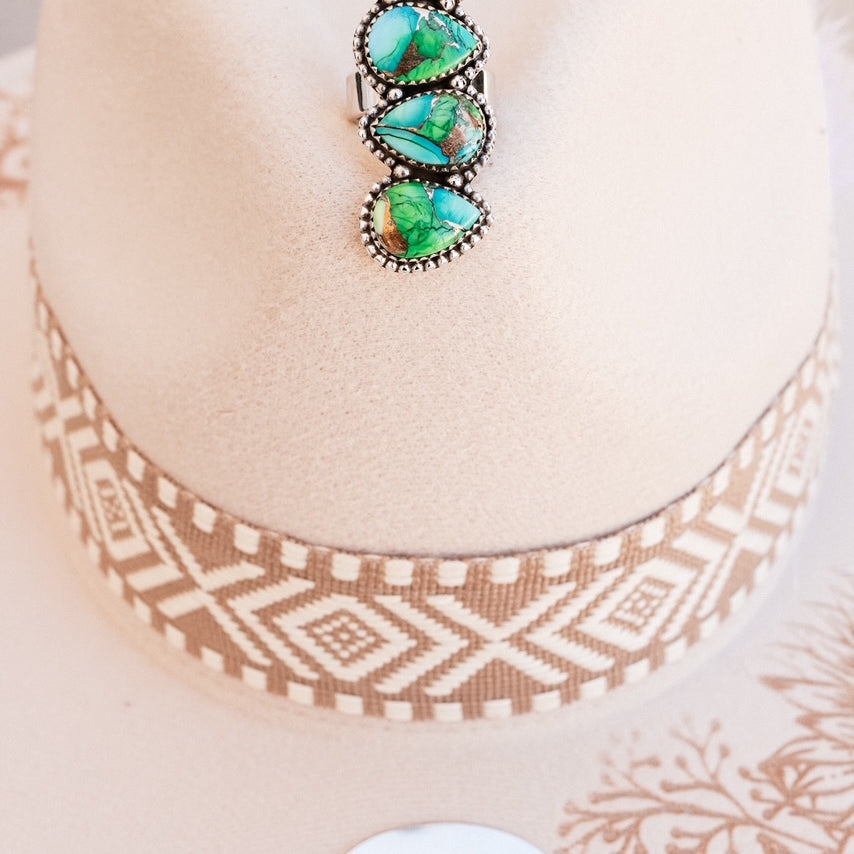 Peacock Cluster Rings-Rings-Krush Kandy, Women's Online Fashion Boutique Located in Phoenix, Arizona (Scottsdale Area)