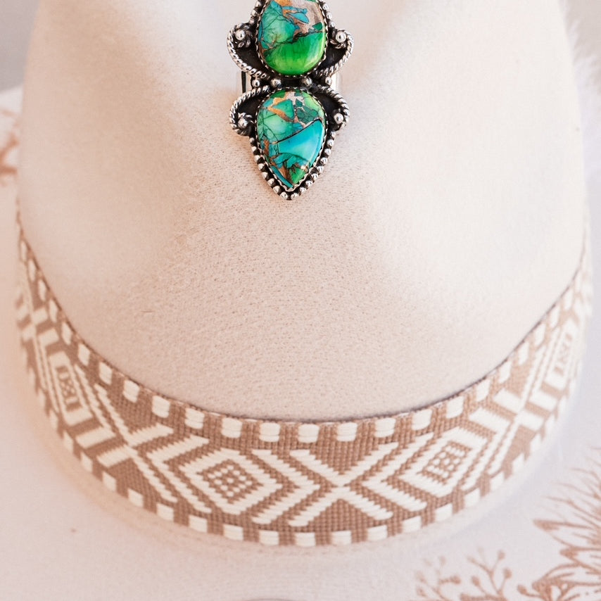 Peacock Cluster Rings-Rings-Krush Kandy, Women's Online Fashion Boutique Located in Phoenix, Arizona (Scottsdale Area)
