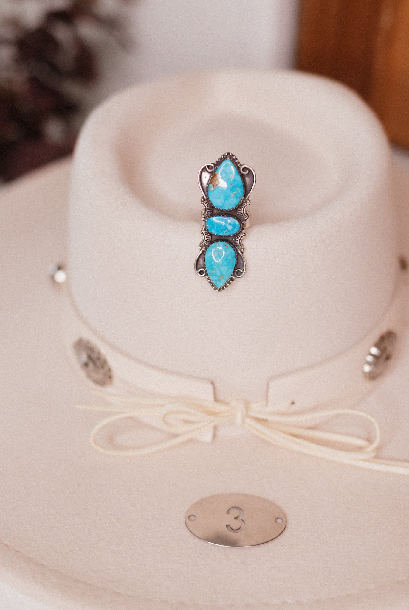 Turquoise Slab Rings-Rings-Krush Kandy, Women's Online Fashion Boutique Located in Phoenix, Arizona (Scottsdale Area)