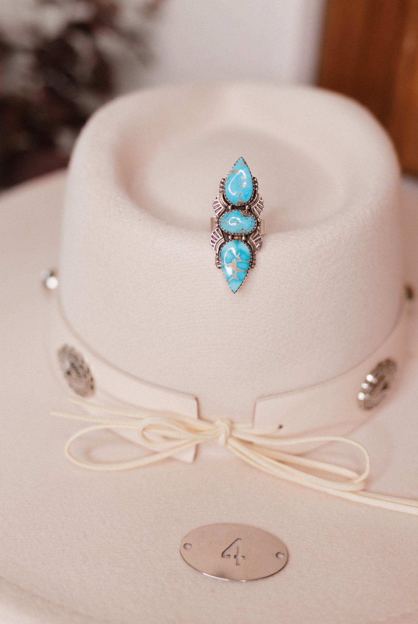 Turquoise Slab Rings-Rings-Krush Kandy, Women's Online Fashion Boutique Located in Phoenix, Arizona (Scottsdale Area)
