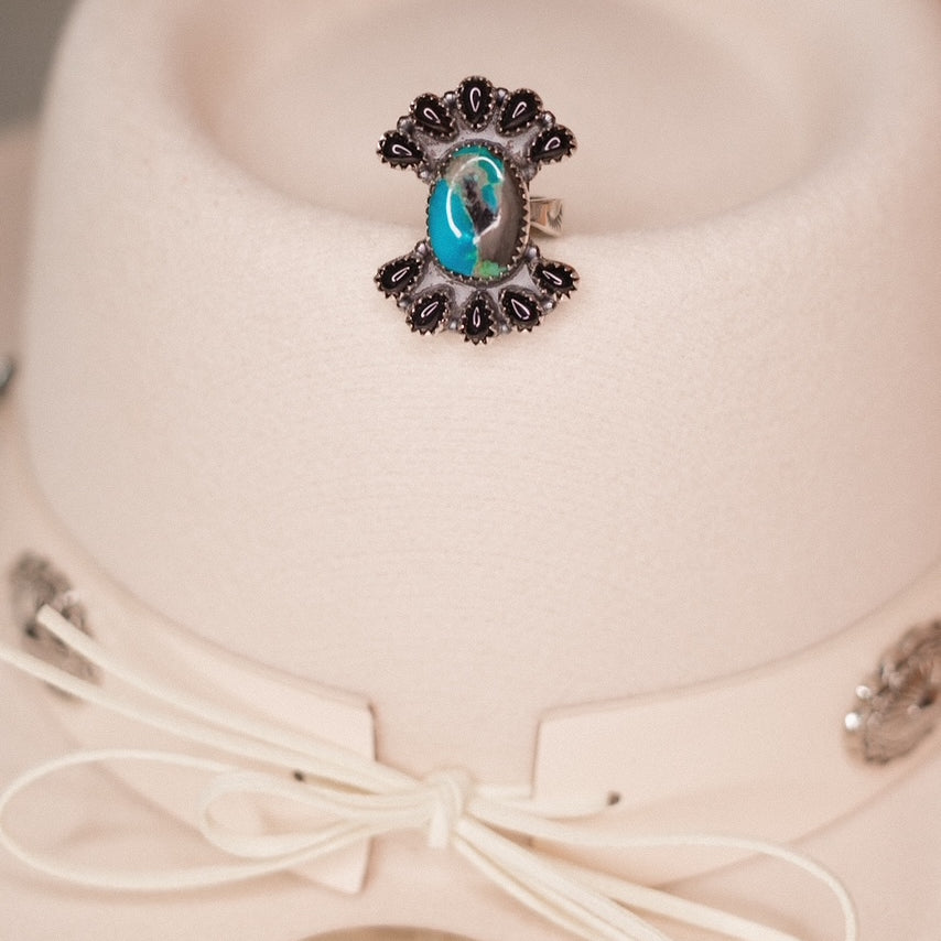 Black Jack Cluster Rings-Rings-Krush Kandy, Women's Online Fashion Boutique Located in Phoenix, Arizona (Scottsdale Area)